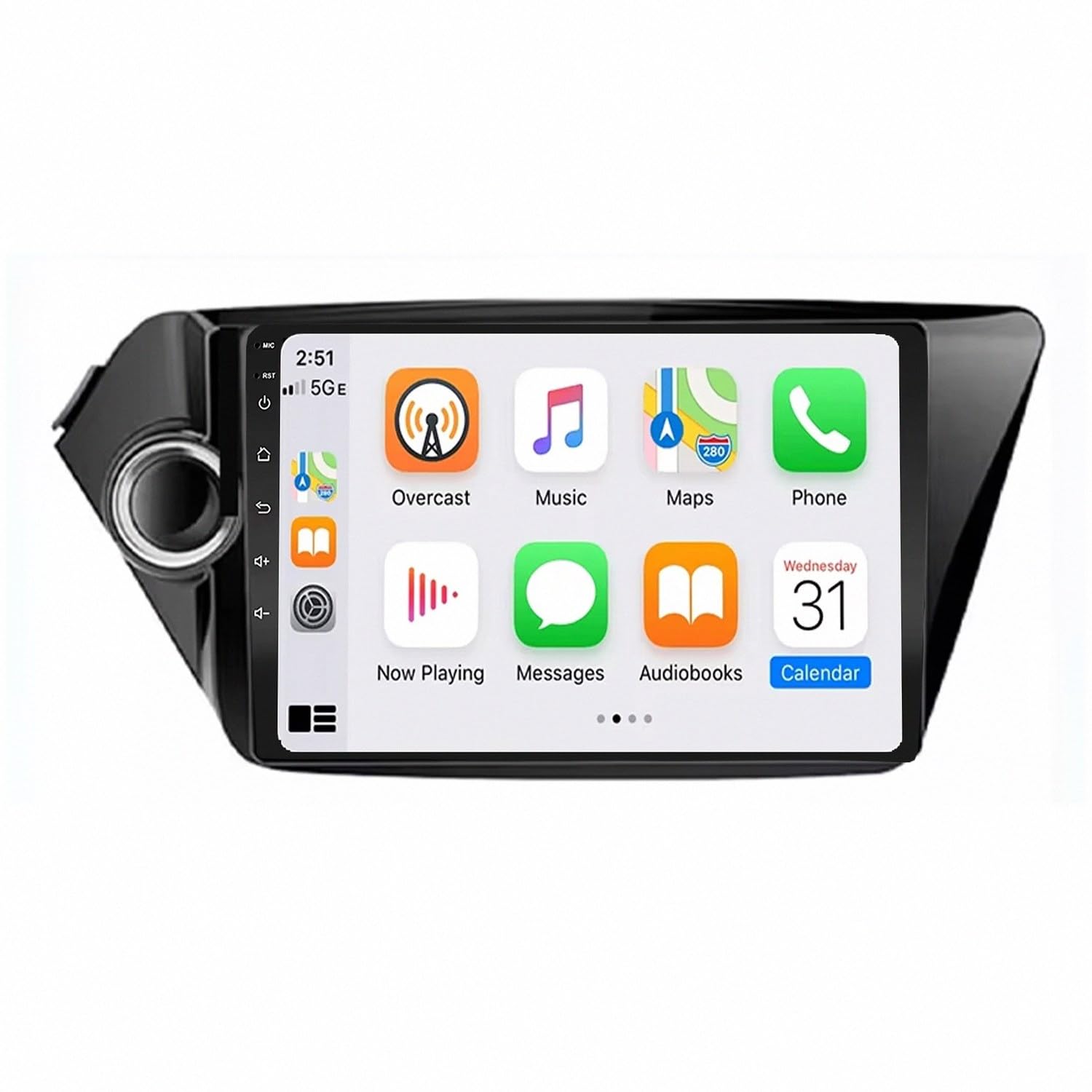 Radio Macchina Touch Screen per Kia RIO 3 2011-2017 Wireless Carplay Android Auto Stereo Auto Bluetooth Ips con Pantalla Táctil con Gps, 8 Nucleo 8G+256G