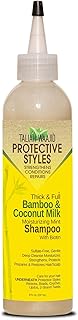Taliah Waajid Protective Styles Thick and Full Shampoo (8oz) - Bamboo, Coconut Milk, Moisturizing Mint