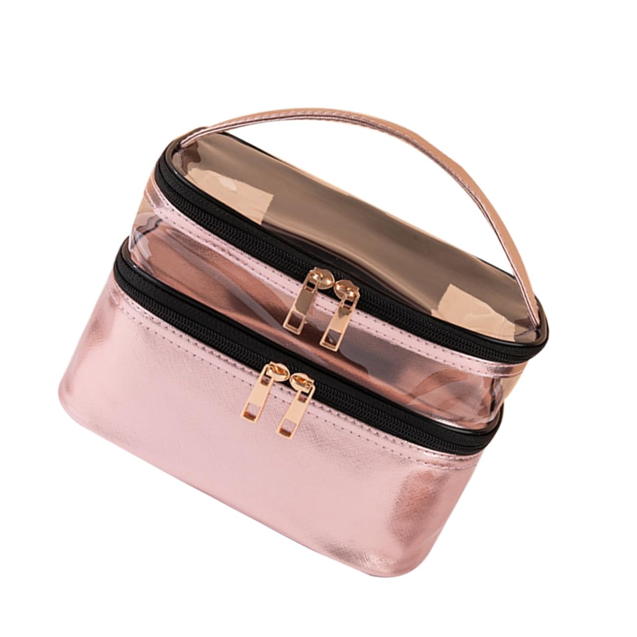 Beaupretty Neceser De Viaje Compacto con Múltiples Compartimentos Organizador De Maquillaje Y Diseño Resistente.