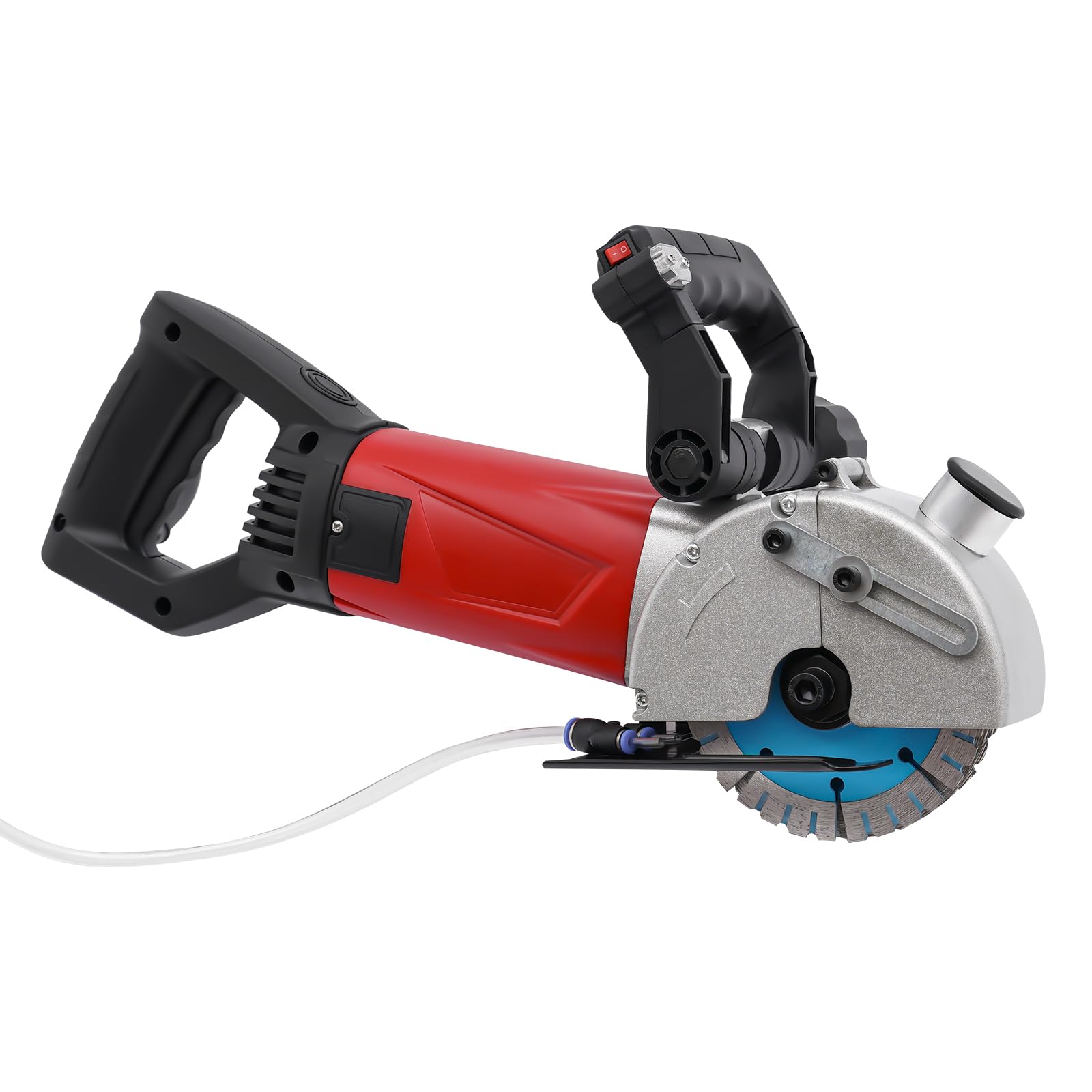 Mauernutfräse 2800W Schlitzmaschine mit Laser - Wandhobelmaschine für Beton, Holz und mehr - Inklusive 5 Diamantklingen und Zubehör