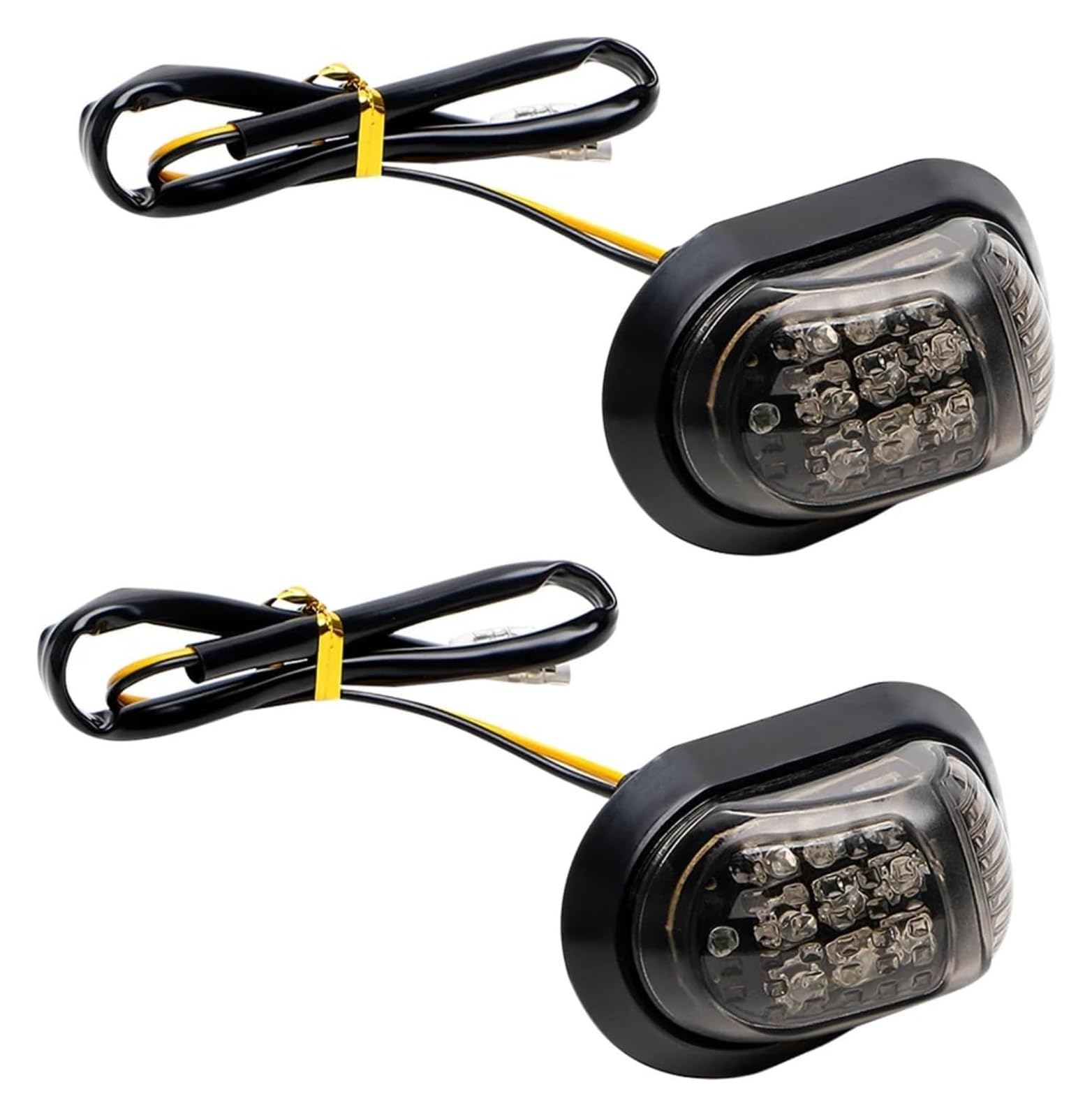 12 V Motocicleta Flujo Intermitente Indicador Lámpara Intermitentes Luces Ámbar Señal intermitentes moto indicadores