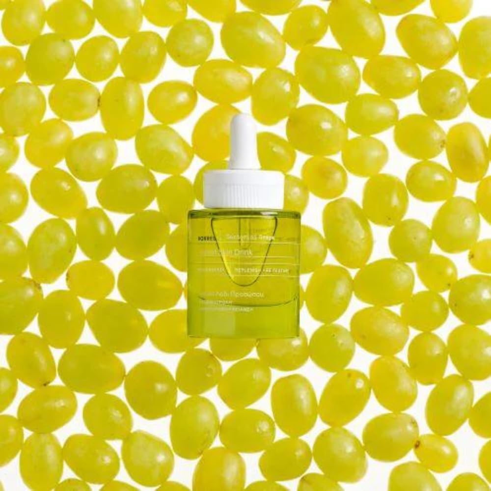 KORRES Santorini Grape Velvet Skin Drink, Hydrating Serum with Resveratrol, Grape Extract and Grape Seed Oil for Skin Care, Antioxidant Rich Face Oil to Support Smooth and Replenished Skin, 1 fl oz - Image 8