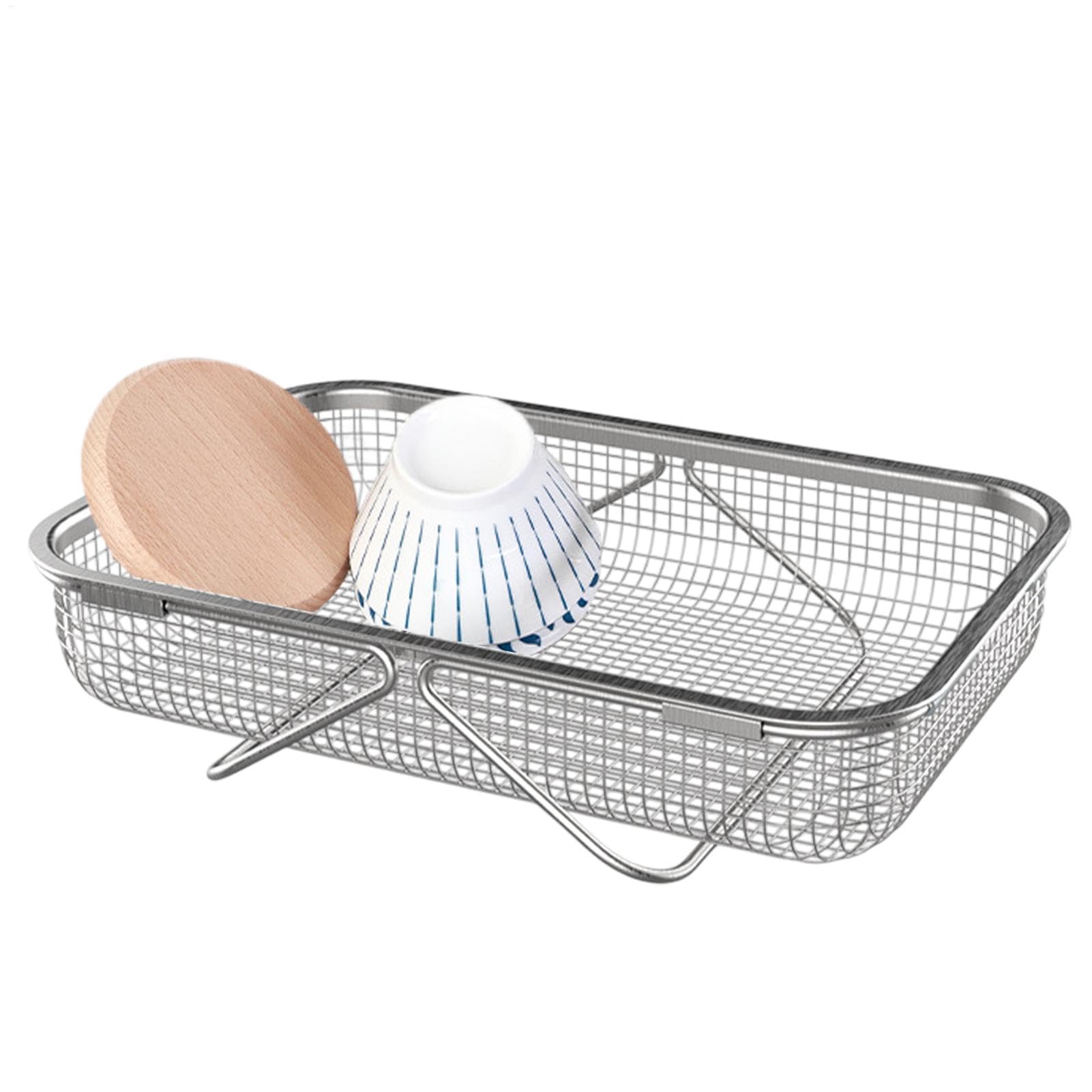 Panier de vidange extensible en inox avec filtre d'évier rétractable