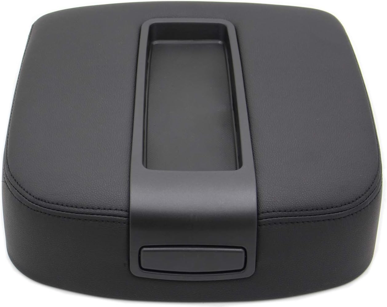 Black Armrest Cover Center Console Lid for Chevy Avalanche Silverado Tahoe GMC Yukon XL Sierra 2007-2013
