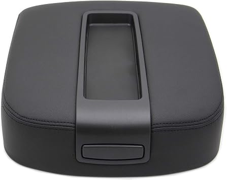 Black Armrest Cover Center Console Lid for Chevy Avalanche Silverado Tahoe GMC Yukon XL Sierra 2007-2013