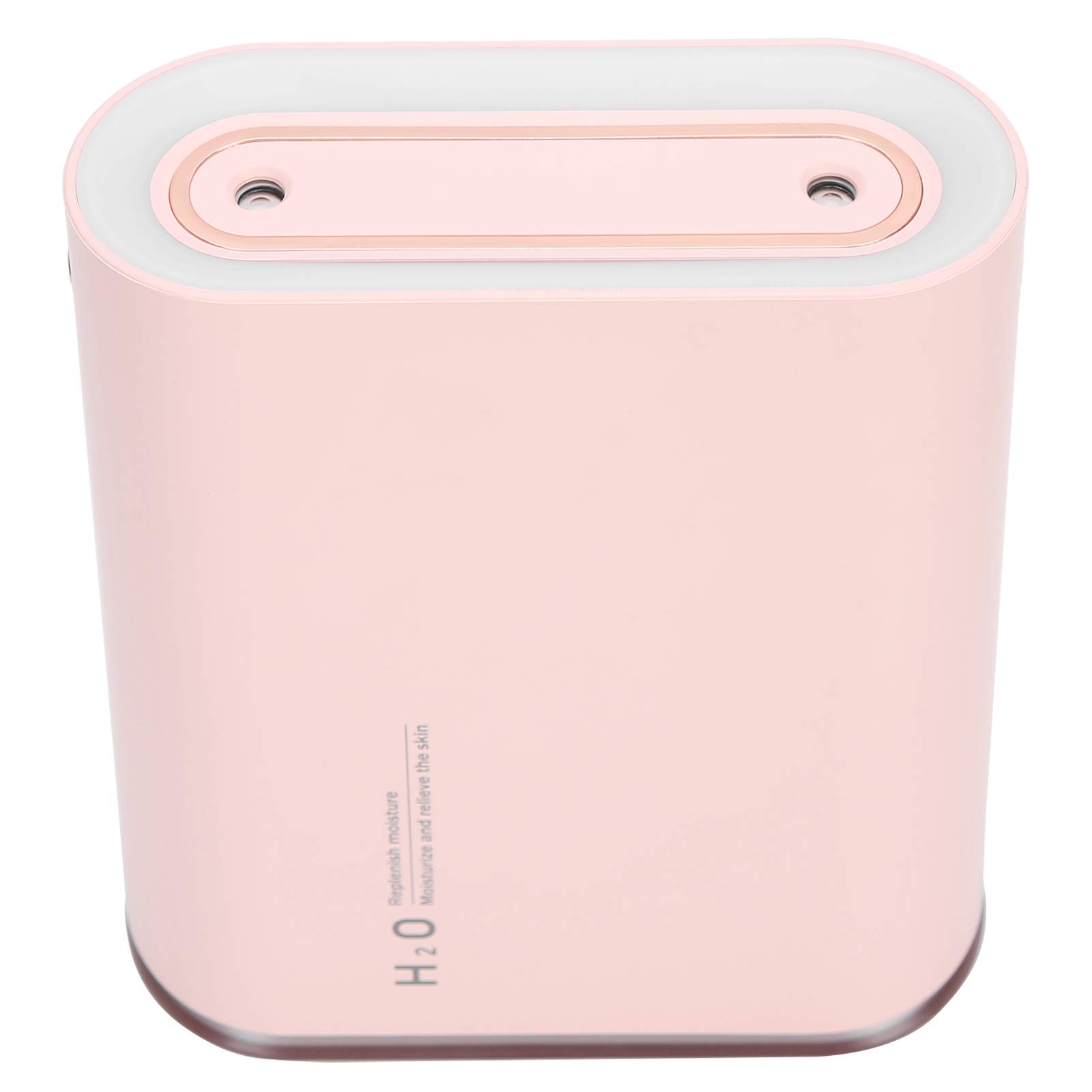 Humidificateur d'air contre l'air sec de la chambre USB 1L rose