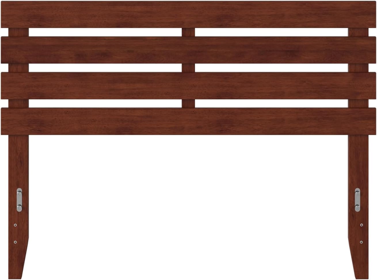 AFI, Oxford Full Headboard with Attachable USB Charger, Walnut