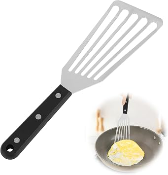 Fish Spatula Stainless Steel Turner with ABS Solid Handle 11 Inch
