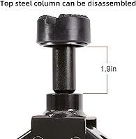 Vista 3 de Steel Scissor Jack for Car 1.8 Ton Oversized Base, Portable, Ideal for SUV and Auto, Tire Changing Kit, Ratchet Handle Saving Strength Design