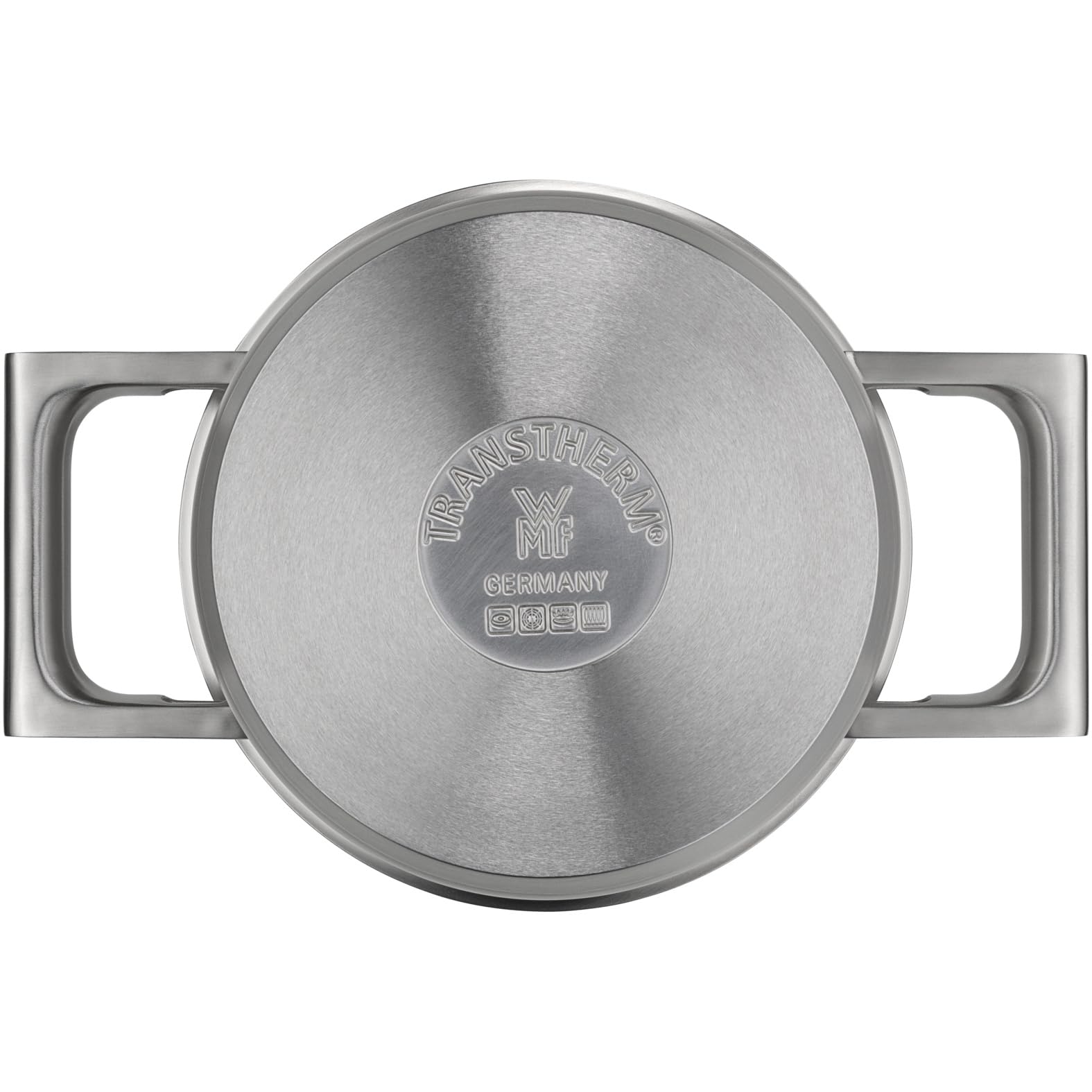WMF Ultimate Cool garnek do gotowania, mały 16 cm, pokrywka ze stali nierdzewnej, garnek do smażenia indukcyjnego 1,4 l, stal nierdzewna Cromargan matowa, uchwyty redukujące ciepło, garnek indukcyjny
