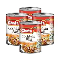 Vista 1 de Chata Cochinita Pibil, carne de cerdo rallada con condimento de annatto, 13.05 onzas, paquete de 4
