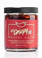 Vista 1 de Hot Crispy Oil - Ajo frito, chalotas, chiles y especias. Bomba de sabor, Chili Crisp, Salsa Picante, Aceite de Chile