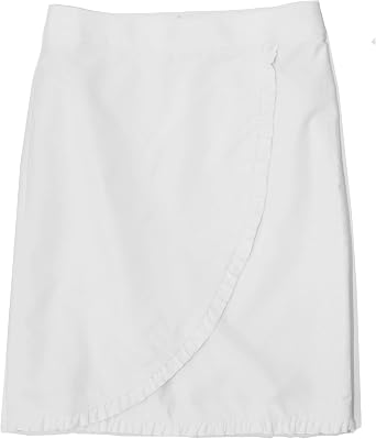 J.Crew Mercantile Womens Oxford Fixed-Wrap Ruffle Tulip Skirt