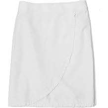 J.Crew Mercantile Womens Oxford Fixed-Wrap Ruffle Tulip Skirt