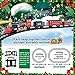 BainGesk Train Set, Christmas Train Set with Steam, Light and Sounds, Electric Train Toy for Boys & Girls, Christmas Train Set for Under The Tree, Gifts for 3 4 5 6 7 8 Year Old Kids