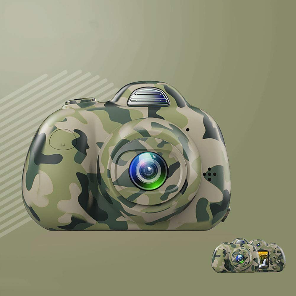 HUYA Mini Mini Fotocamera Digitale Per Bambini Giocattolo Con Videocamera HD A Due Obiettivi Per Il Compleanno (Colorful)