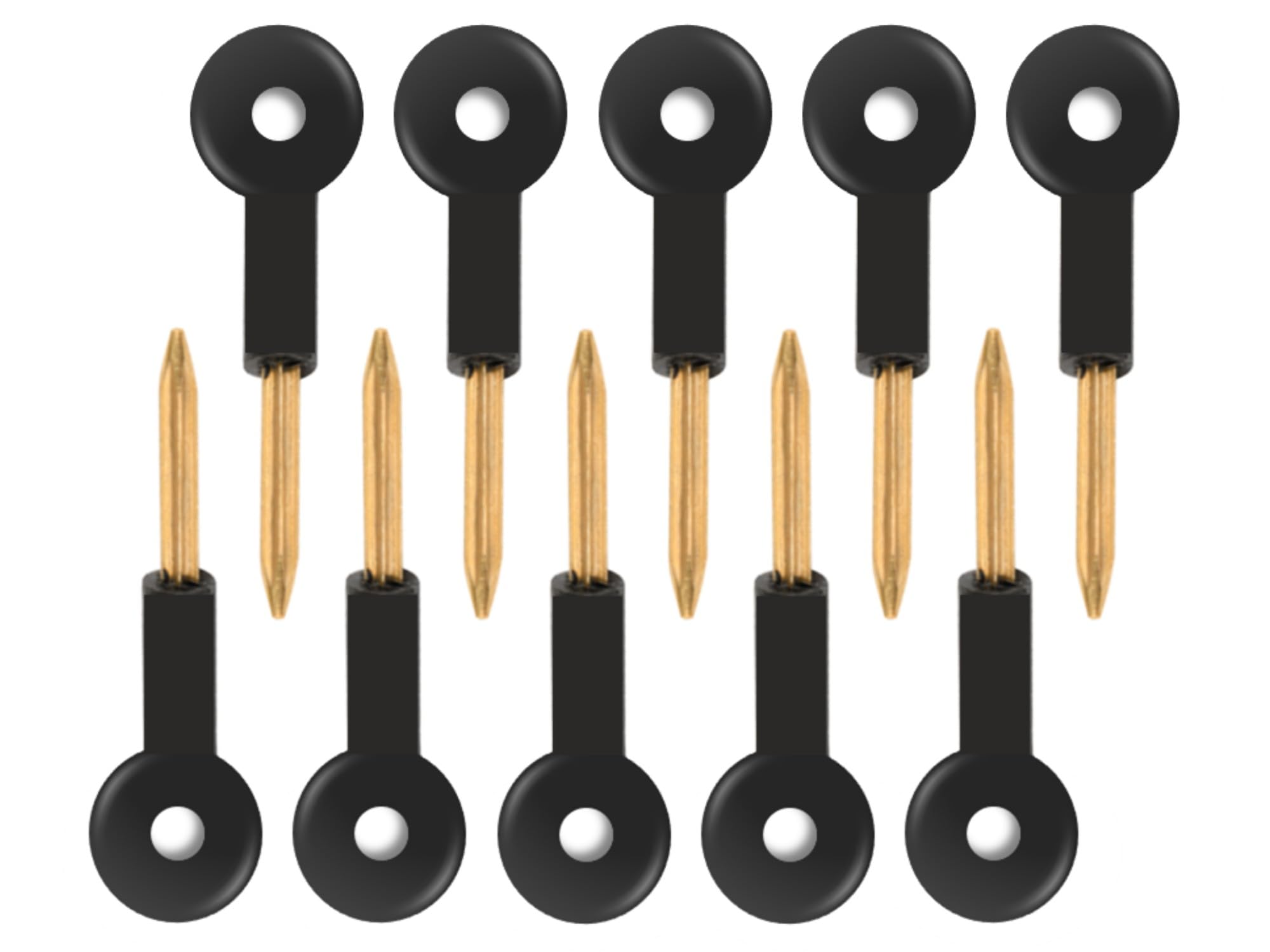HANDLEZONE® Pack of 10 Universal Bolt Keys - Security Rack Star Key for Mortice Door and Window Rack Bolts, 80mm Key Length, 30mm Section