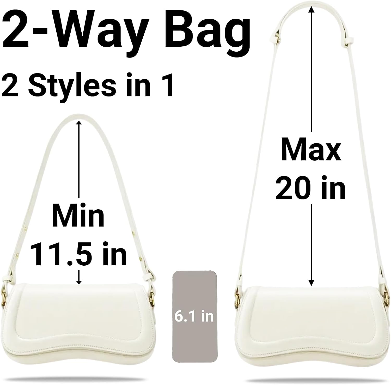 Zengmei Shoulder bag, Designer Bag, Saddle Purse for Women Female Girl