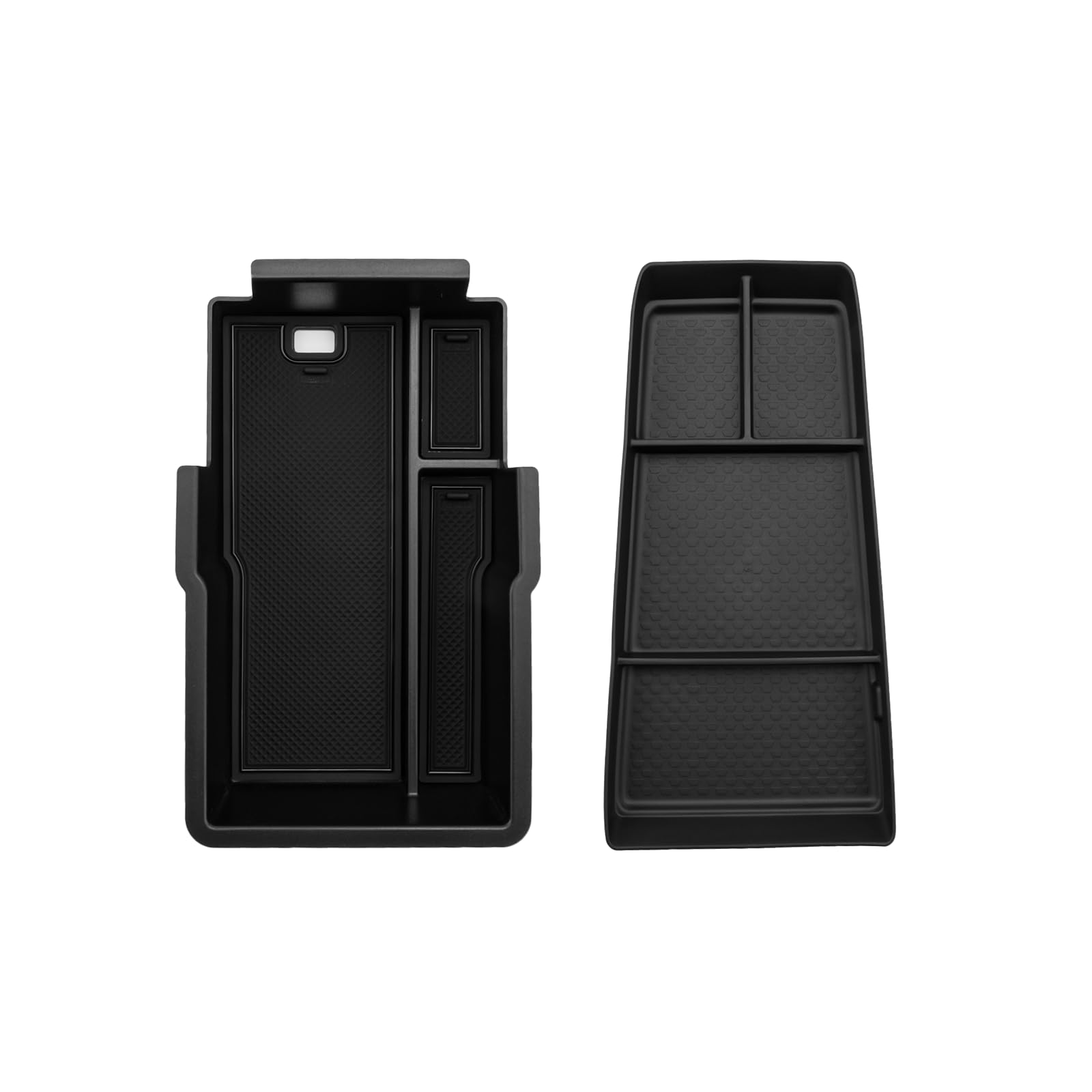 CDEFG 2-Pack Combo for Chevy Equinox 2025 Accessories Center Console Organizer Tray 2025+ Equinox (LT, RS, Activ) Armrest Storage Middle Console Insert 2PCS