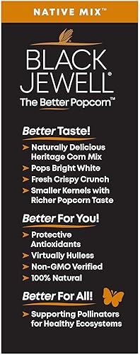 Miniatura 3 de Black Jewell - Granos nativos de palomitas de maíz, 28 onzas