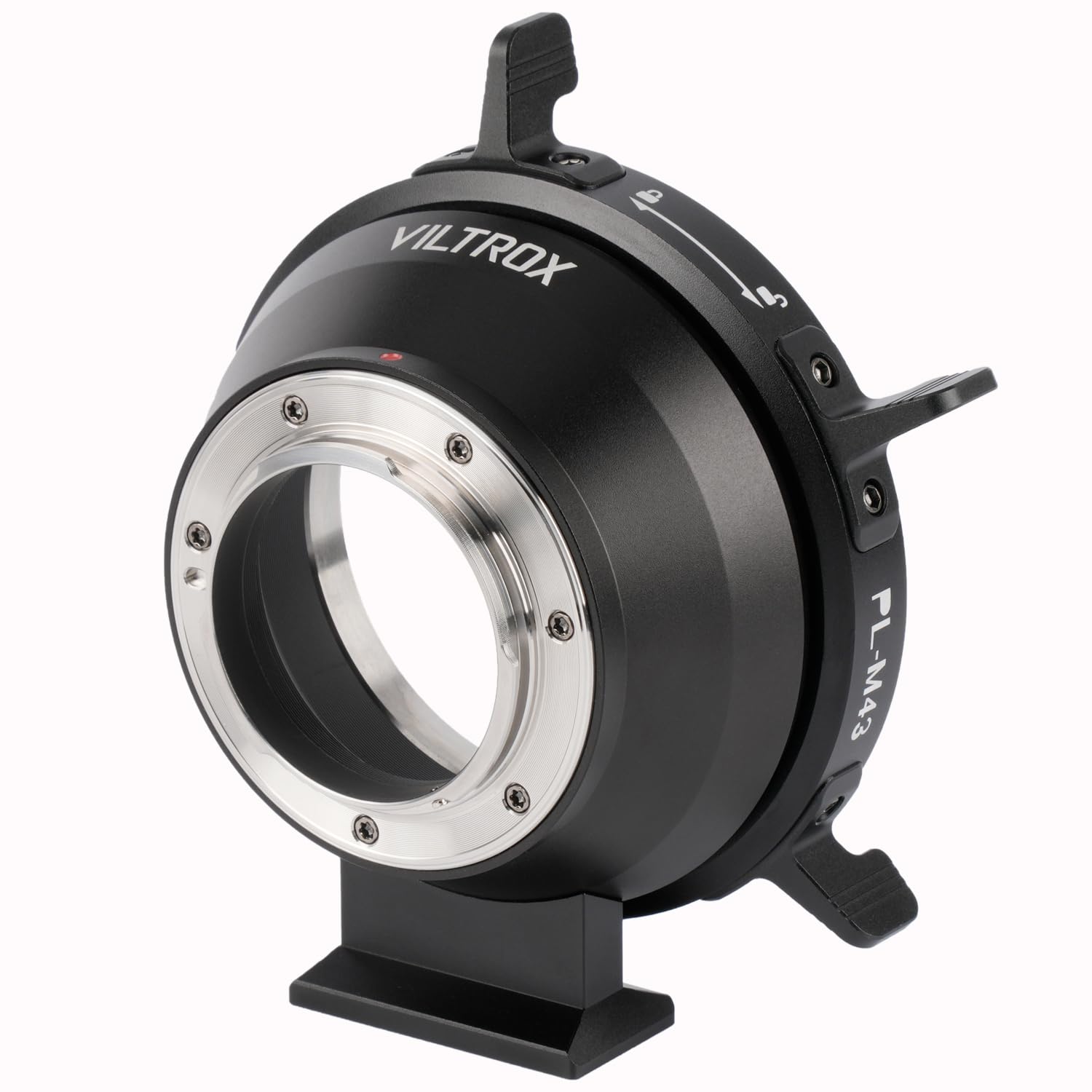 VILTROX PL-M43 Mount Lens Adapter Ring Lens Converter with Rotary Lock with Rotary Lock Compatible with PL Lens to M43 Series Mount Cameras Panasonic GH5,G1,GH1,GH4/Olympus EP1,EP2,EM1,EM