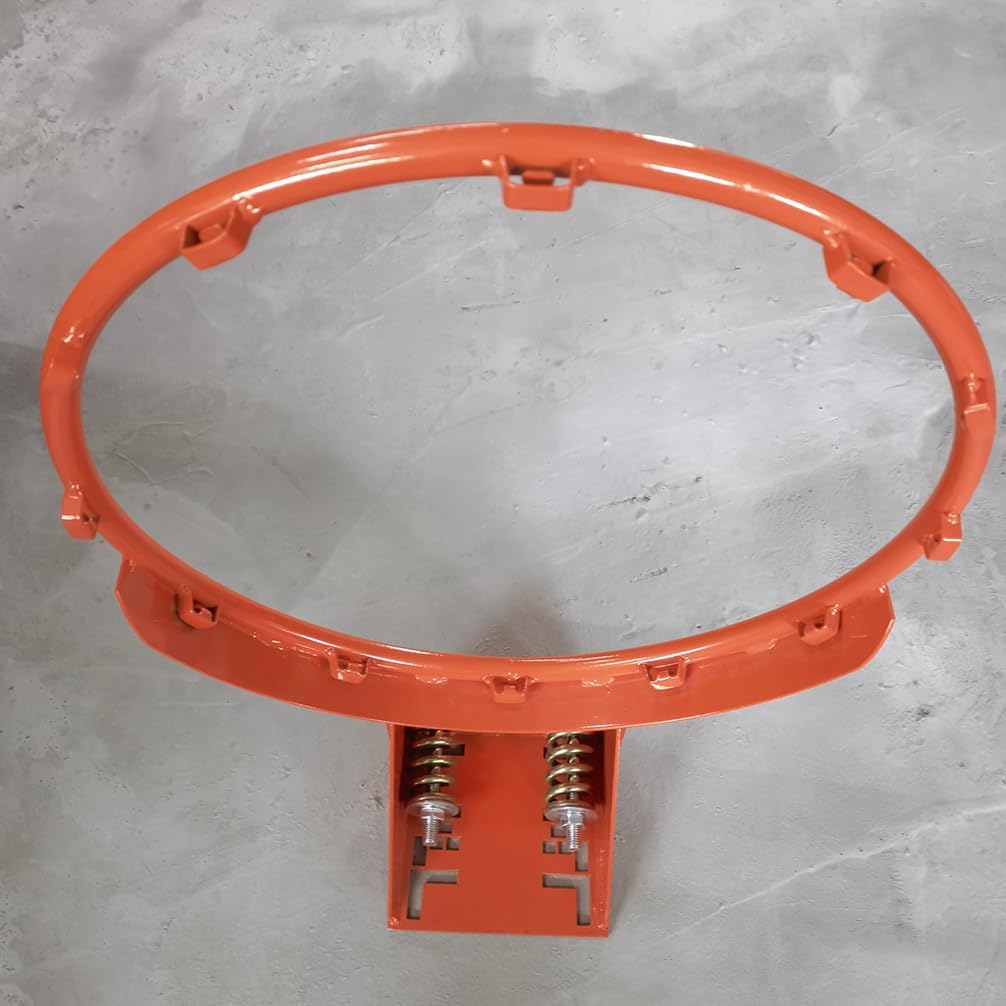 Luwint 18" Breakaway Basketball Rim and Net - Regulation Replacement Rim for Garage, Indoor & Outdoor Hoop - Fits 5x5, 5x4.5, 5x4, 5x3.5, 5x3, 4x3 in Bolt Pattern