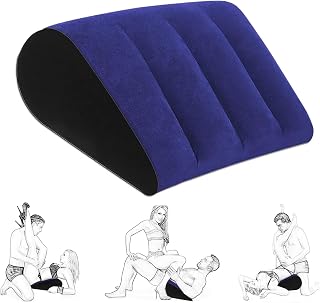 Newly Bed Wedge Pillow, Inflatable Pillow for Couples Soft Portable Positioning Triangle Sofa Pillow Body Positioners Cushion Sex Things for Couples Sweater tt78-2
