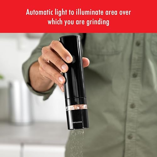 Miniatura 5 de ZWILLING Enfinigy - Molinillo eléctrico para sal/pimienta, color negro