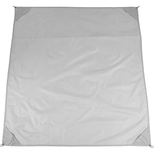 Light Gray Ultralight Waterproof Camping Tarp Tent Footprint Ground Sheet for Outdoor Picnic Hiking and Beach 1m x 1.4m