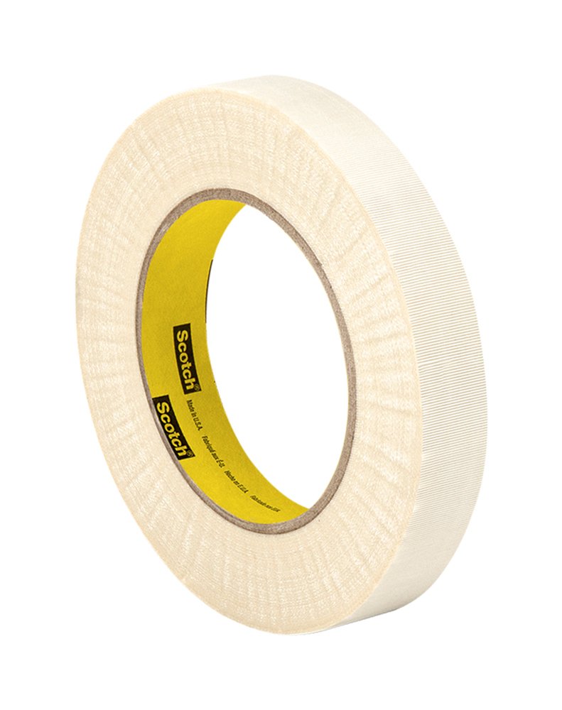 3M Glass Cloth Electrical Tape 69, 0.94" Width x 36yd Length (1 roll), White