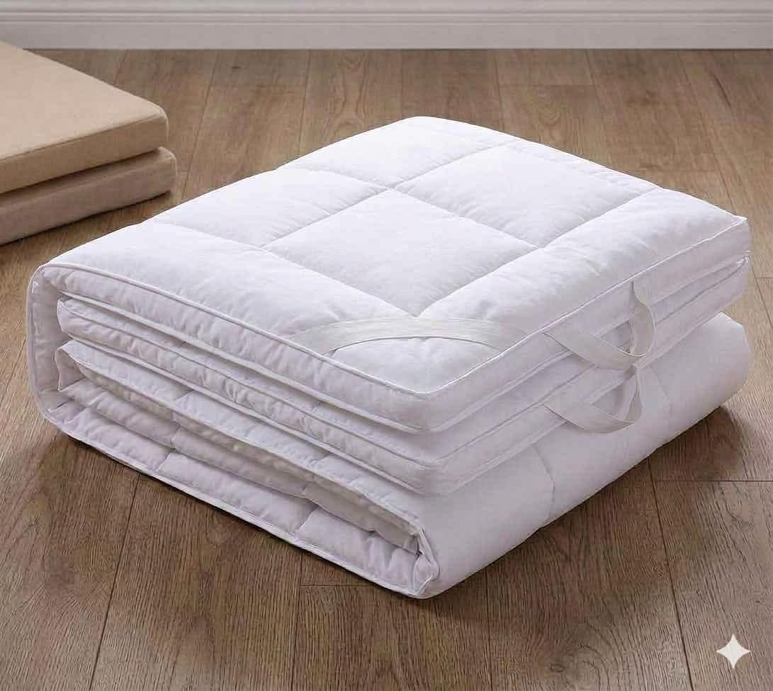 Royal Tradition 2 Inch Plush 100 Percent Microfiber Twin XL Down Alternative Mattress Pad/Topper