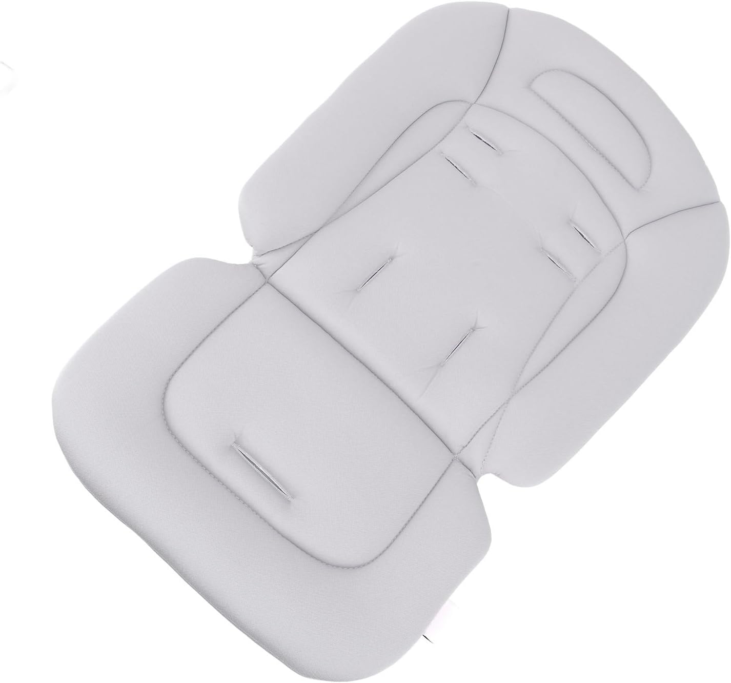 Baby Stroller Cushion Pad Removable Washable Non Slip Baby Pushchair Cushion Liner for Infant (Light Gray)