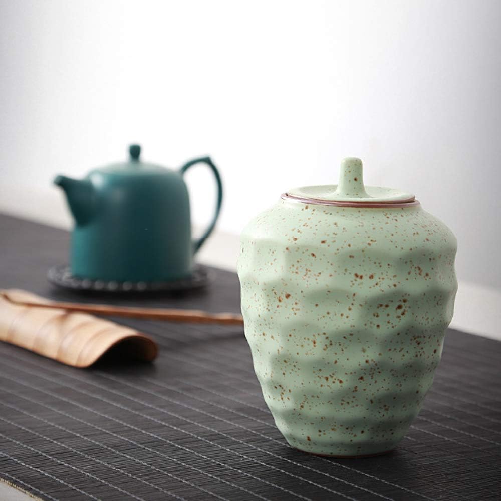 Cremation Urn Burial Urn at Home Pet Ashes Suitable for Small Amounts of Adult Children Commemorative Ceramic Strong Seal 8 * 13.5cm Garden Urn for Ashes E(A)