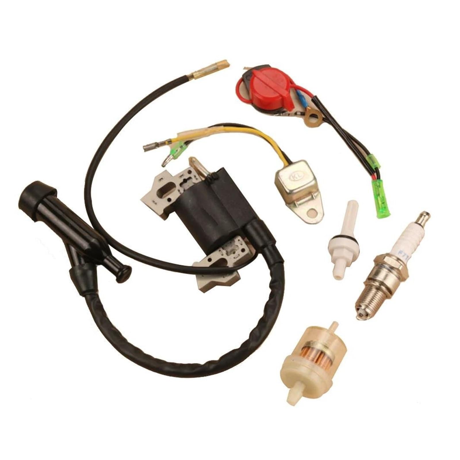 Motorbike Ignitions Ignition Key Switch Ignition Coil Magneto For GX200 GX120 GX110 GX140 GX160 GX340 GX390 Accessories