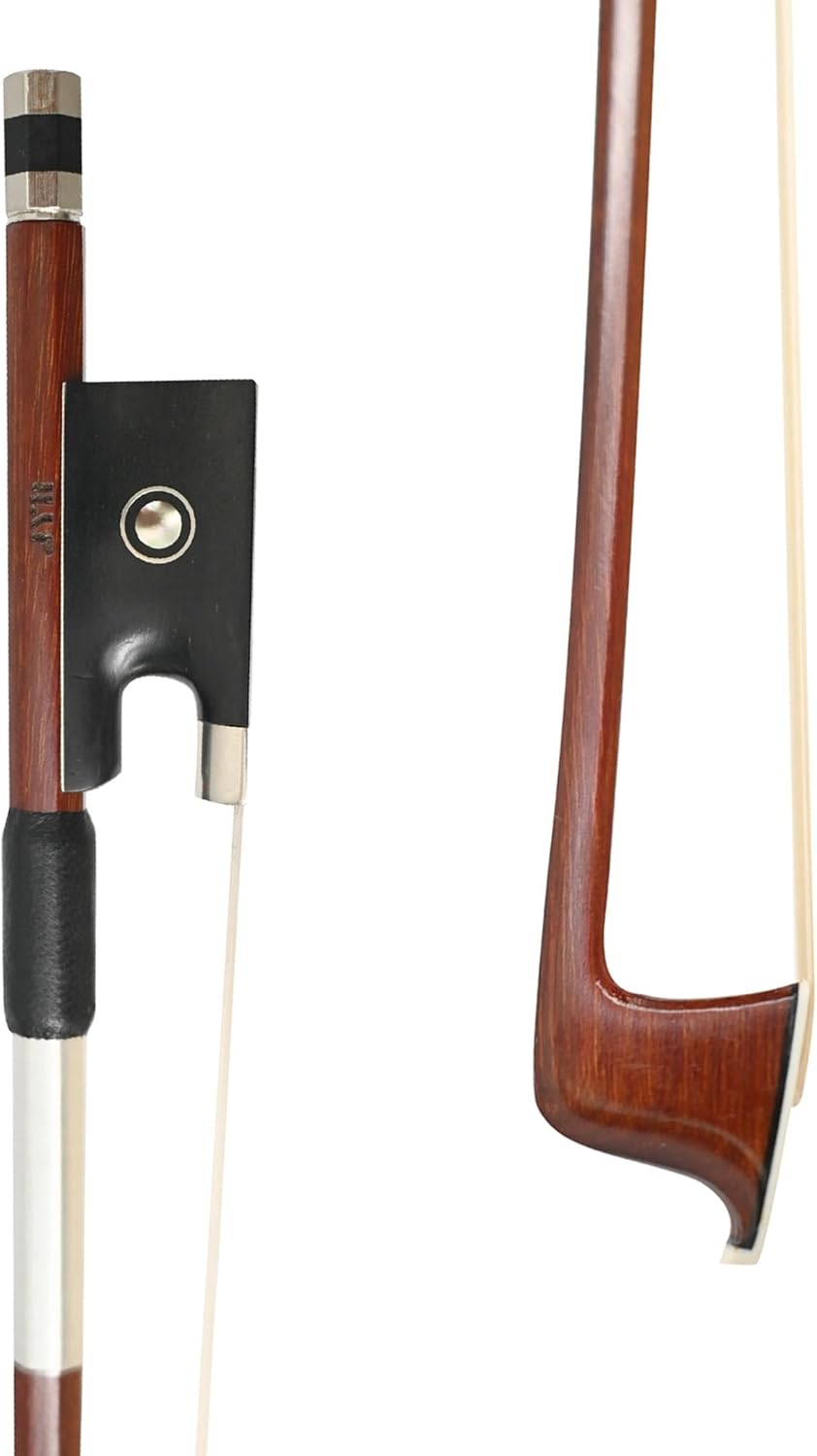 JYR Brazilwood Violin Bow | Handcrafted Well Balanced Violin Bow 4/4 Full Size | Bright tone | Teacher Recommended Brazilwood Bows for Daily Practice