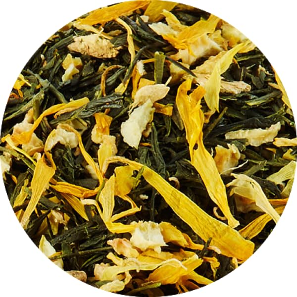 Gyokuro BIO Zitrone-Ingwer Premium 1kg aromatisierte Grünteemischung