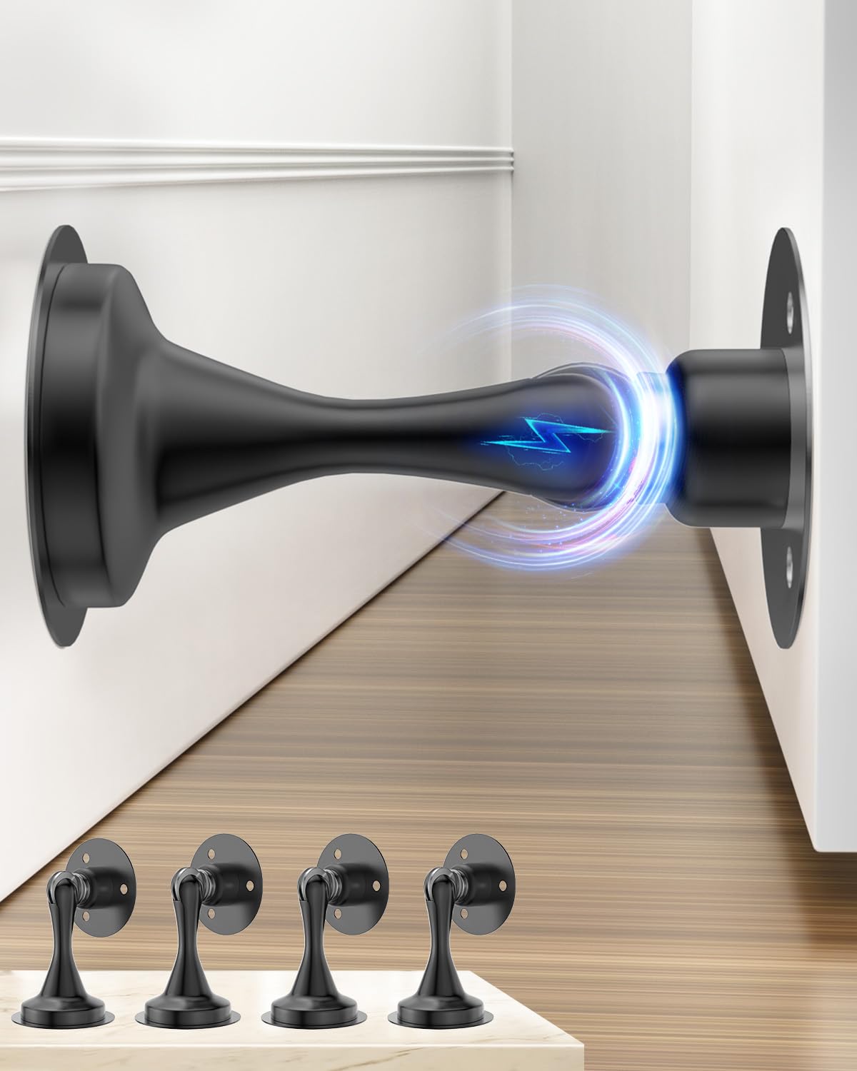 Support de porte magnétique pour garder la porte ouverte sans claquement lot de 4