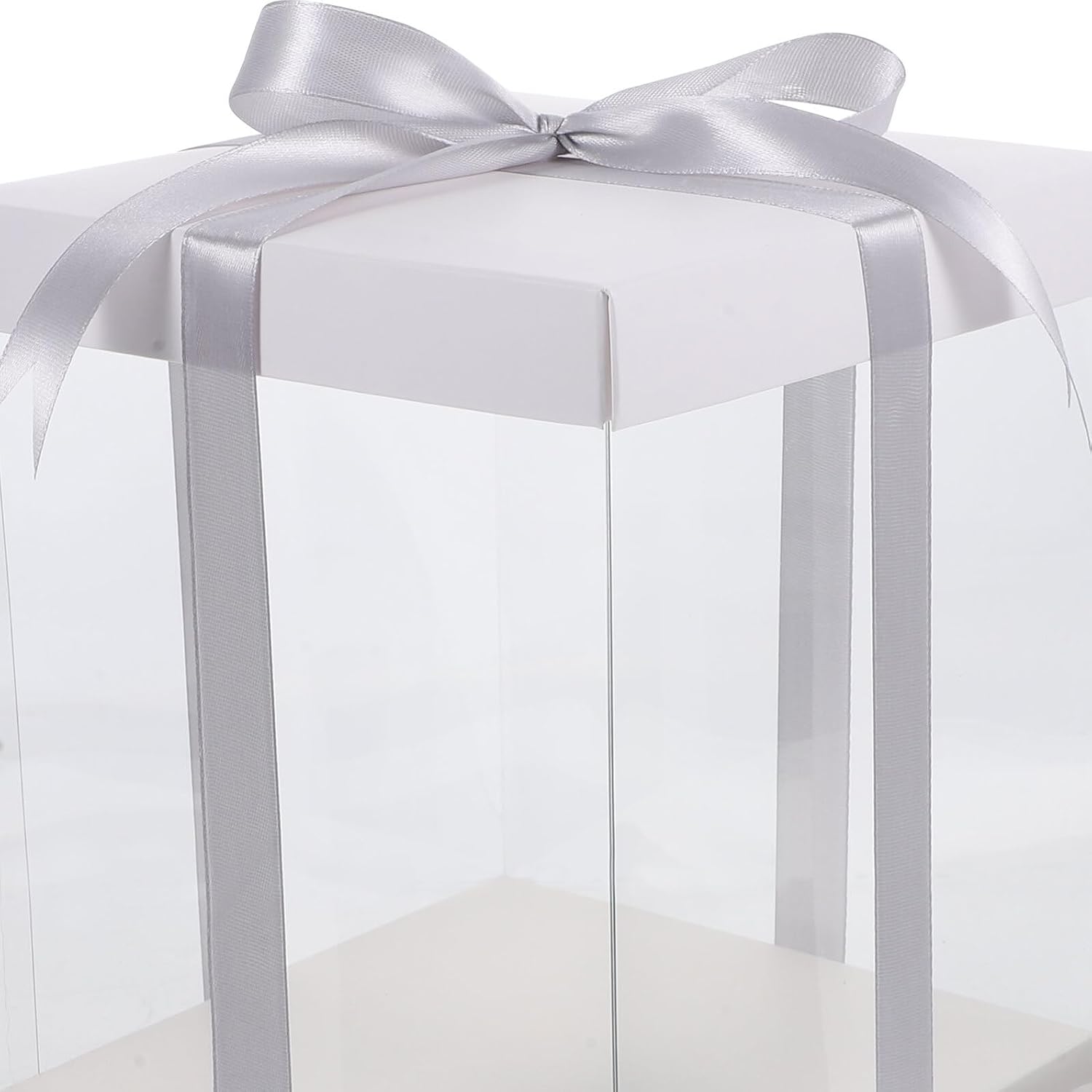 5pcs Small Square Cake Boxes 4-inch with Lid Birthday Dessert Packaging for Bakery and Party Wrapping