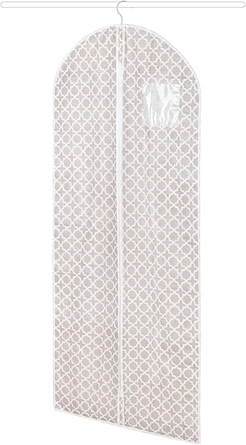 Compactor Dress Bag, NON WOVEN 75G, Taupe/White, 60 x 10 x 137 cm