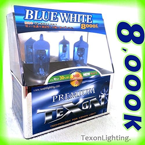 TEXON PREMIUM H4 9003 HB2 60/55W HID XENON 8000K BLUE-WHITE REPLACEMENT HALOGEN