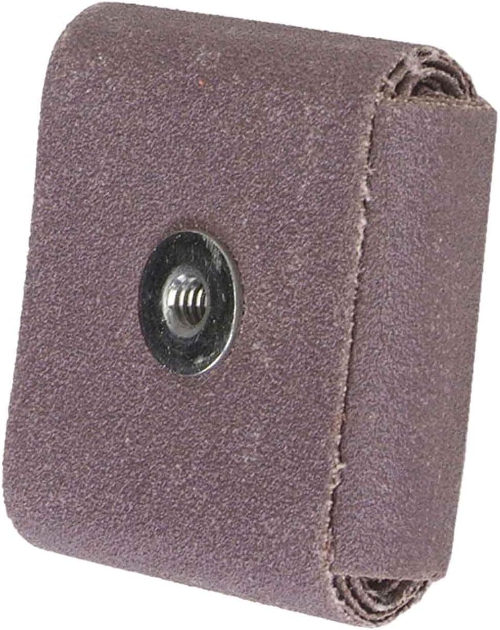 Merit Abrasive Square Pad, Aluminum Oxide, 2" Length x 2" Width x 3/4" Thickness, Grit 80 (Pack of 100)