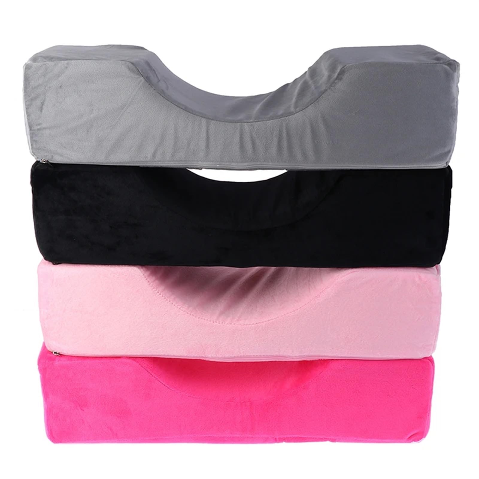 Cuscino per Extension Ciglia 1pc Professionale innestato Estensione Ciglia Cuscino Cuscino Supporto Collo Salone casa per L'Allungamento delle Ciglia(Pink)