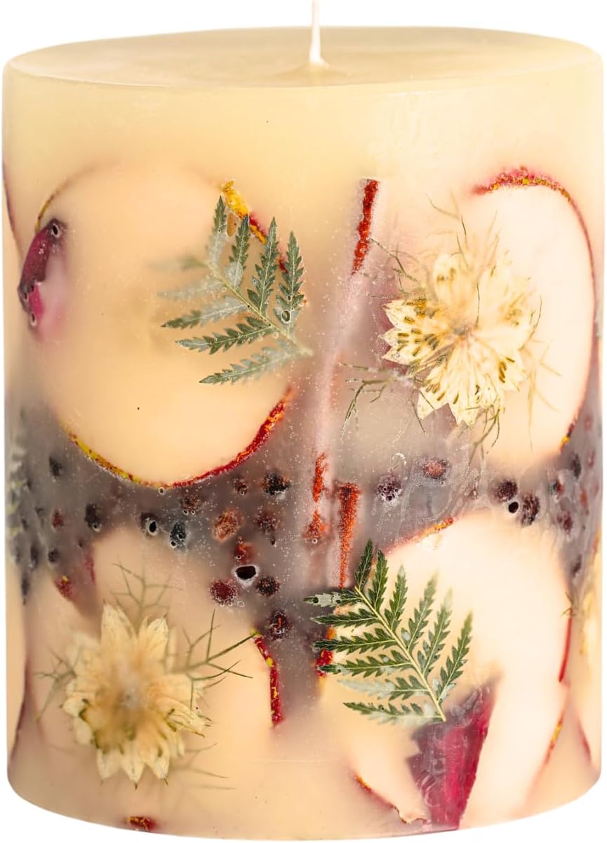 Rosy Rings Small Round Botanical Candle Spicy Apple 5.5