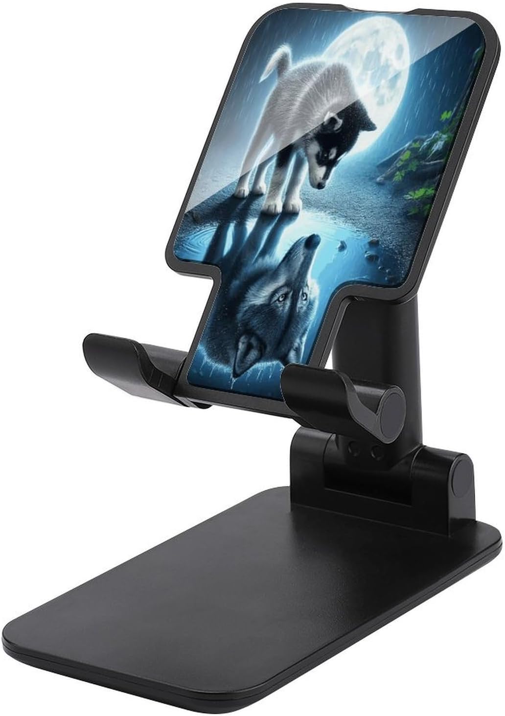 Husky Dog Foldable Cell Phone Stand for Desk Accessories