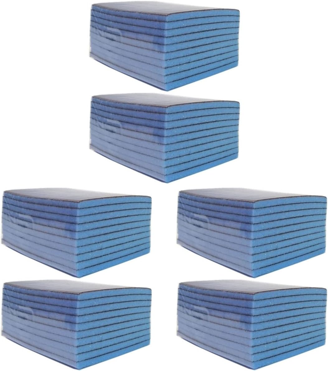 Hemoton 40pcs Blocks Washing Pads Pan Sinks Scrubbing Sponges Sandpaper Rust Reusable Carborundum Color Scrubber for Pans Dish Household Grit Practical Absorbent Scouring Tool Cloth