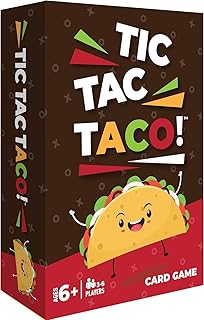 Tic Tac Taco - Family Card Game for Kids & Adults - Funny Card Games, Indoor Games for Groups, Fun Family Bonding - Easy t...