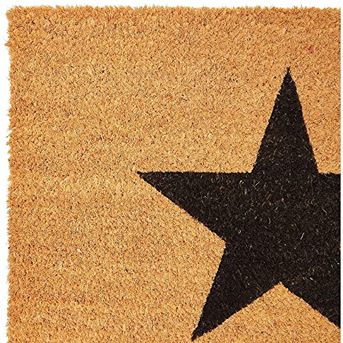 Juvale Long Nonslip Welcome Door Mat With Stars (17 X 60 In, Natural Coir) #TOP6