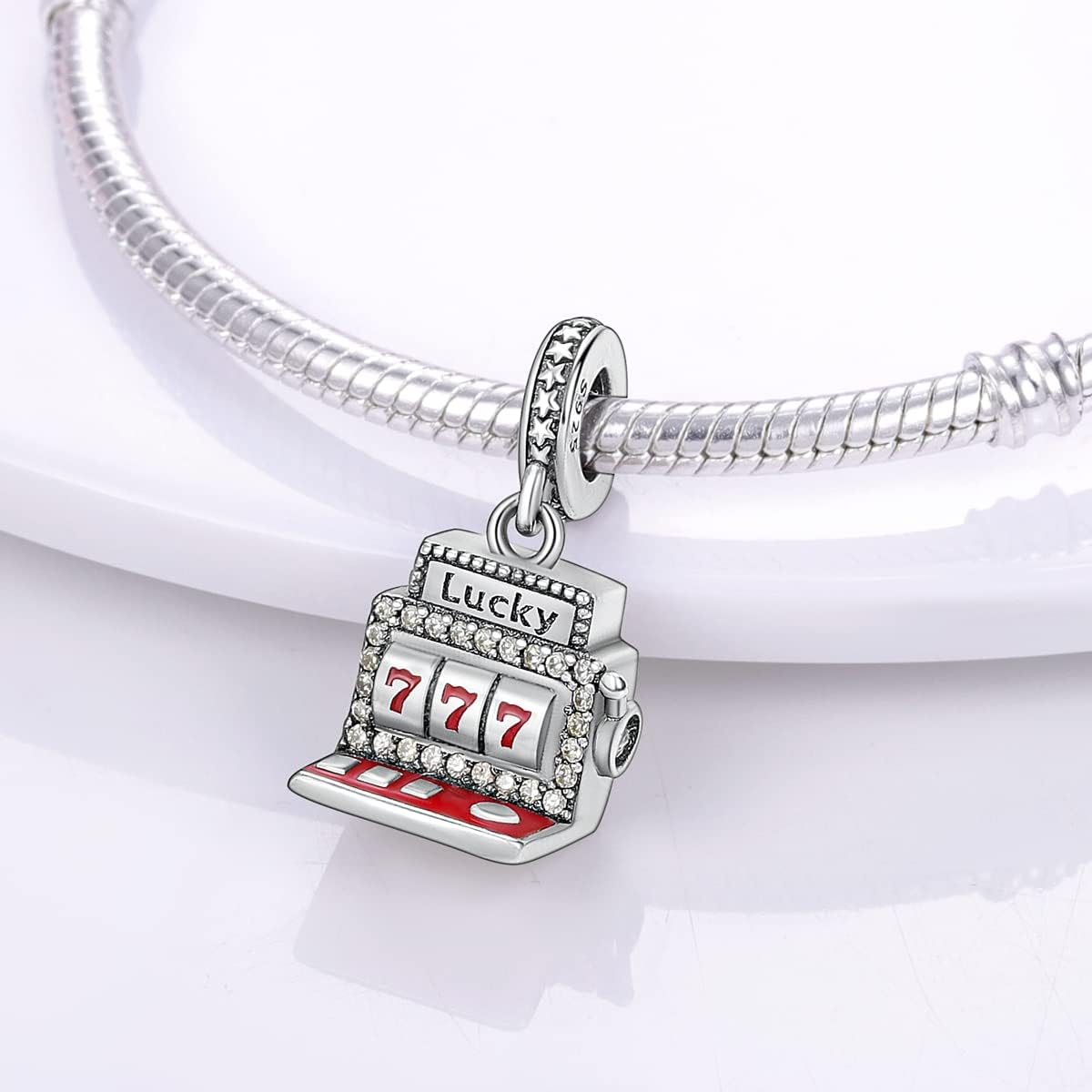 Parmuz 925 Sterling Silver Charm for Bracelet Necklace Pendant Beads Woman image 5