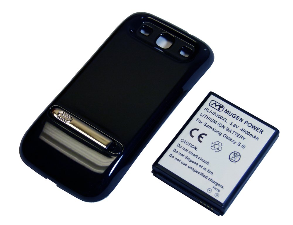 Mugen Power Extended 4600mAh Battery for Samsung Galaxy S III S3 I9300 with Black Door