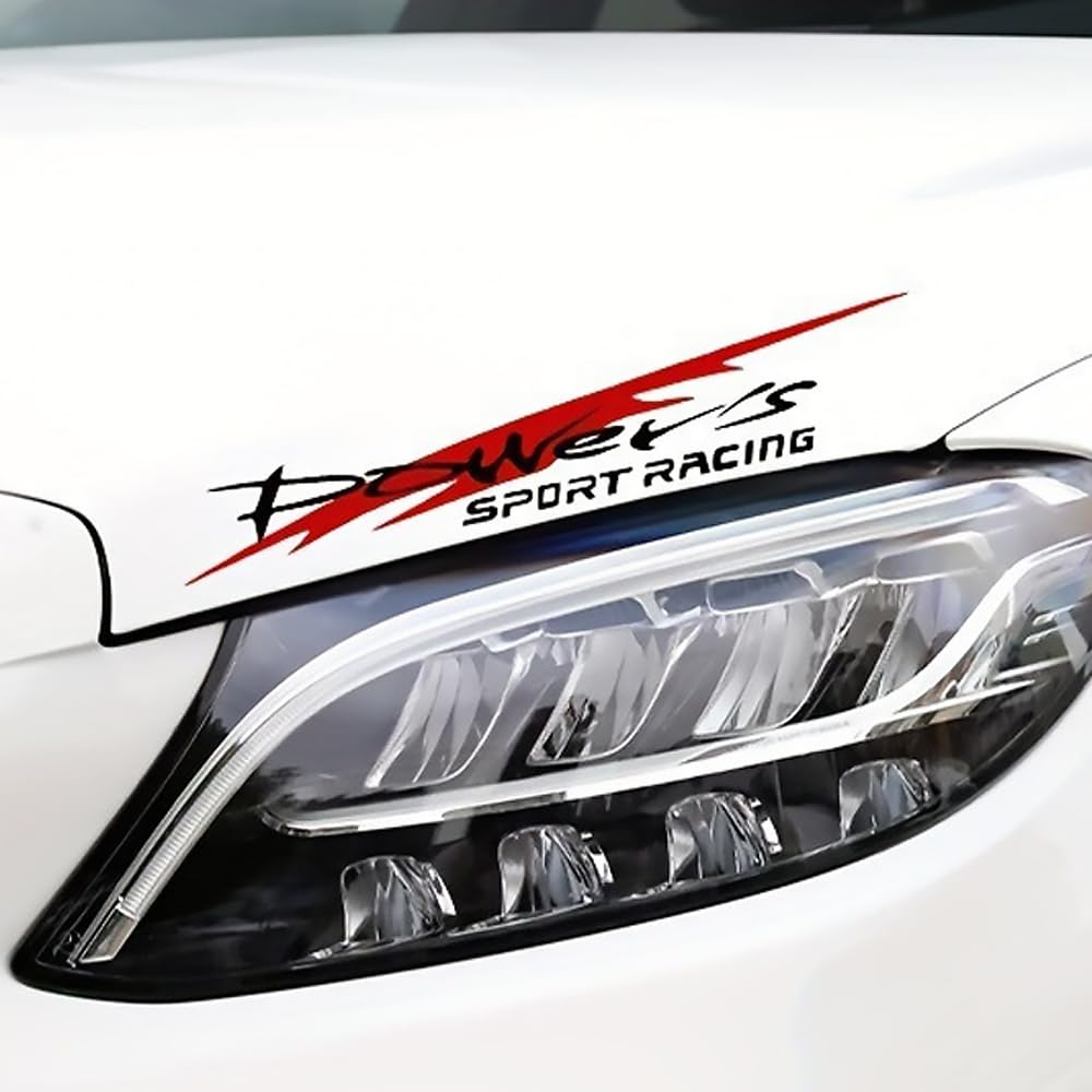 WENINETIES Car Body Side Sticker for Nissan 350Z 370Z Z33 Fairlady Nismo Z Auto zubehör, Headlight Decal Auto Exterior Sticker Emblem Badge Auto Tuning Decoration Cover Decal,Black-2